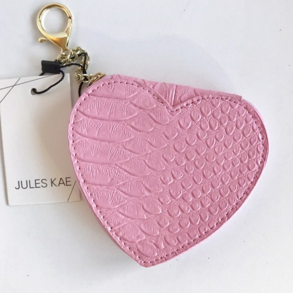 Jules Kae Darla Pink Snake Coin Purse - Picture 1 of 6